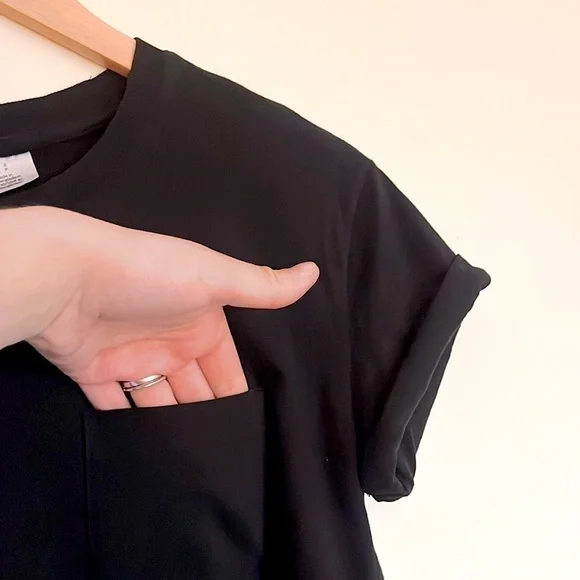 Divided H&M Black Crop Top - Picture 3 of 4